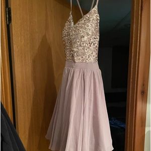 Short Prom Dress Mauve